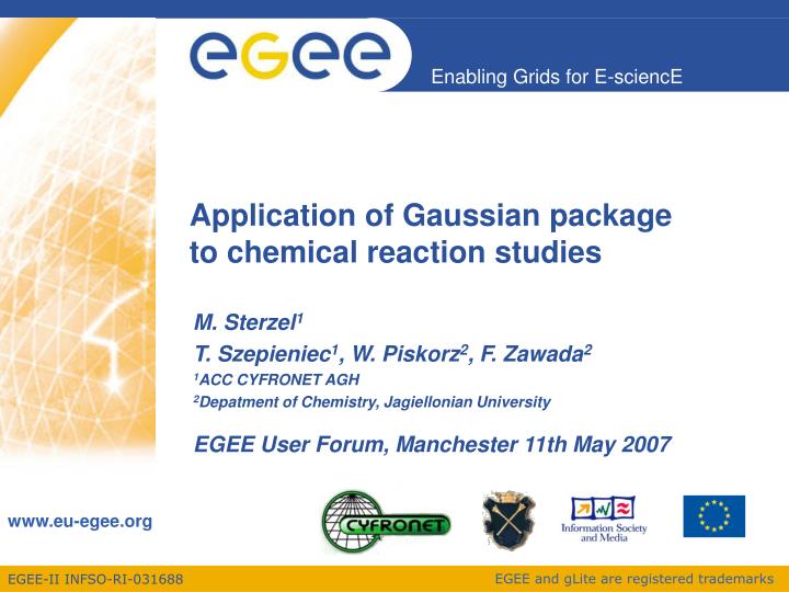 application of gaussian package to chemical reaction studies