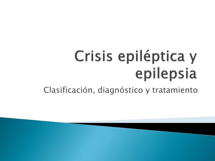 crisis epil ptica y epilepsia