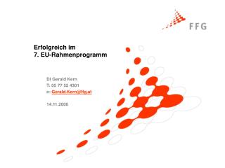 erfolgreich im 7 eu rahmenprogramm