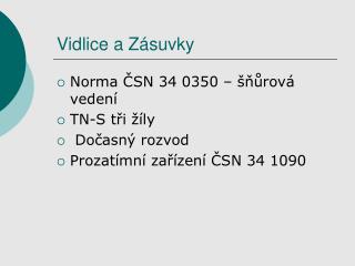 vidlice a z suvky