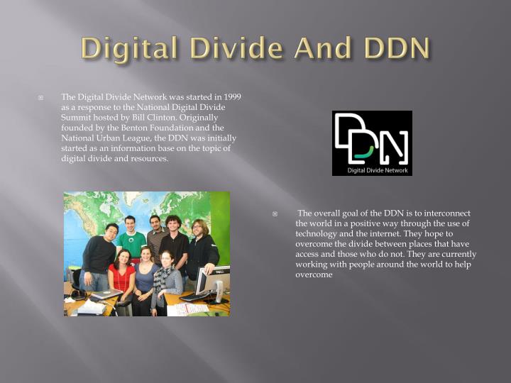 digital divide and ddn