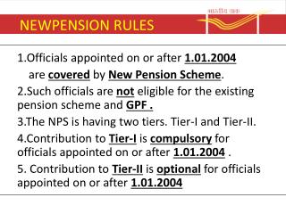 NEWPENSION RULES