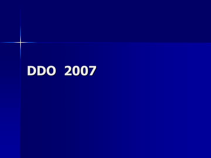 ddo 2007