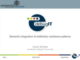 Daniel Schober on behalf of DebugIT Community