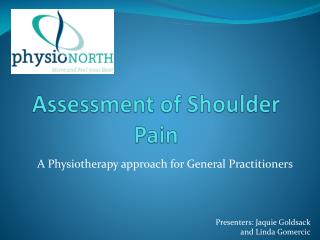 Assessment of Shoulder Pain