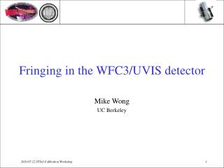 Fringing in the WFC3/UVIS detector