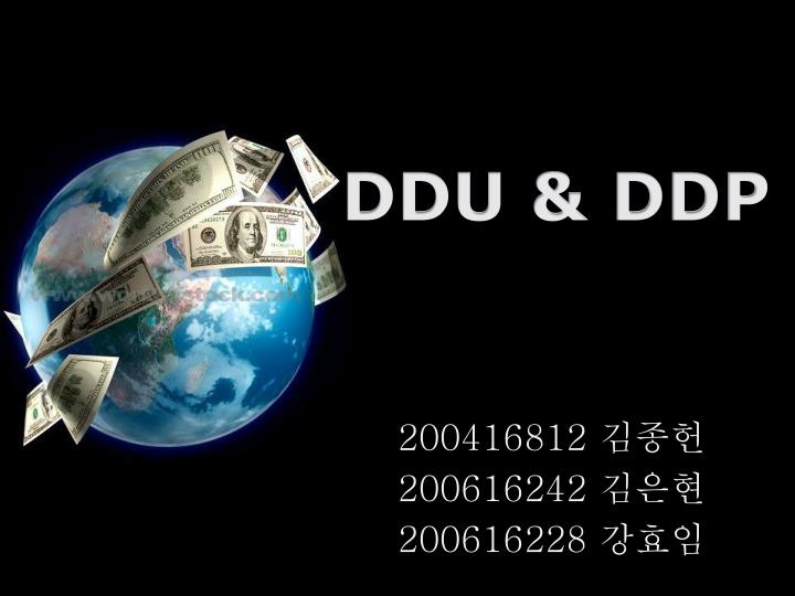 ddu ddp