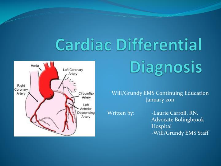cardiac differential diagnosis
