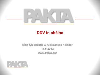 ddv in ob ine