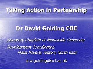 Taking Action in Partnership