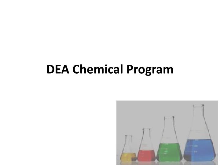 dea chemical program