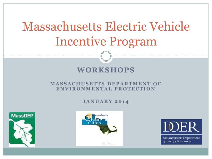 massachusetts electric vehicle incentive program