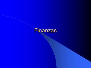 finanzas