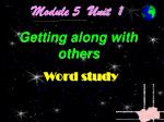 Module 5 Unit 1 - slide 1
