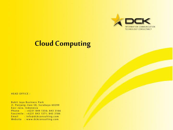 cloud computing