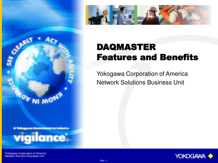 daqmaster features and benefits