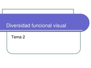 diversidad funcional visual