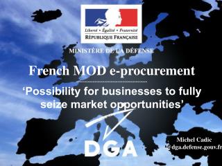 French MOD e-procurement -------------------------------------------