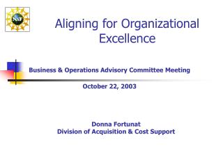 Aligning for Organizational Excellence