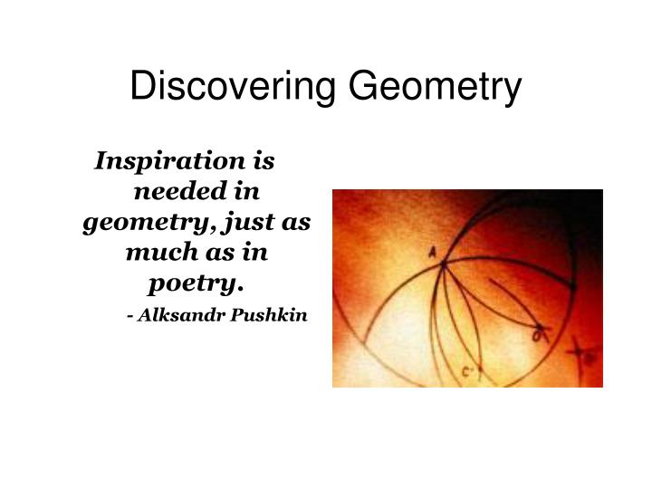 discovering geometry