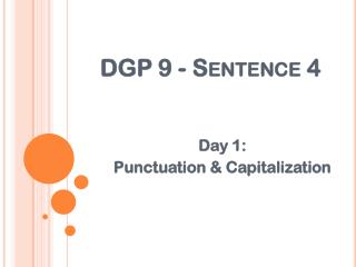 DGP 9 - Sentence 4