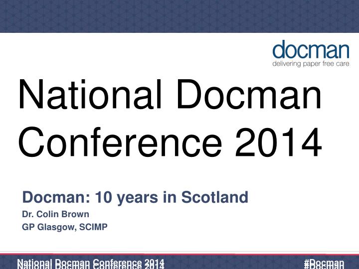 national docman conference 2014
