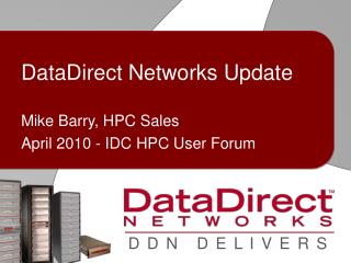 DataDirect Networks Update