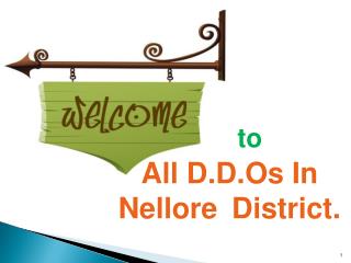 All D.D.Os In Nellore	 District.