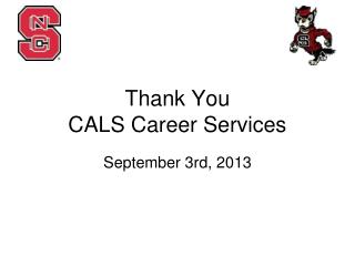 Thank You CALS Career Services