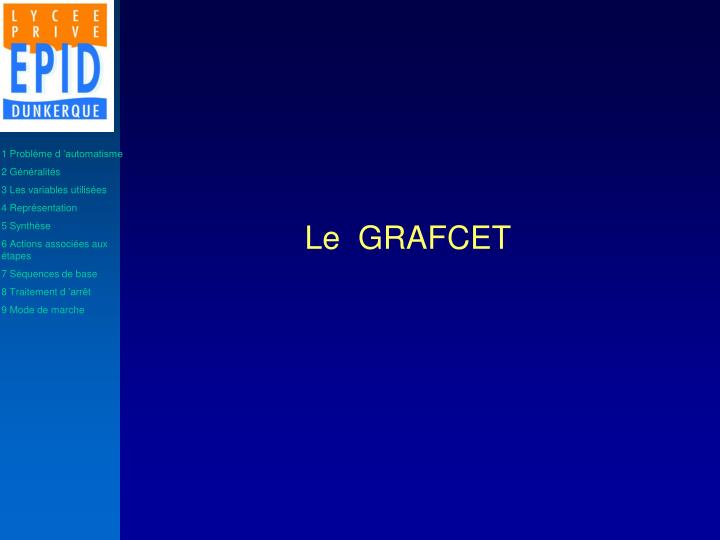 le grafcet