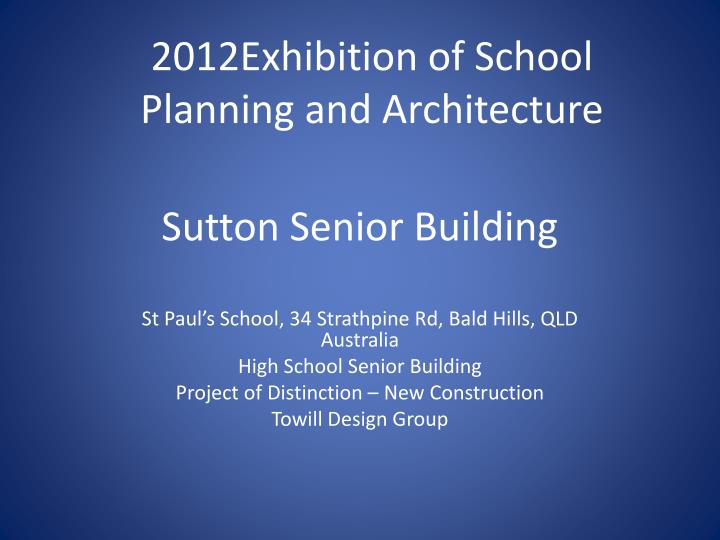 sutton senior building