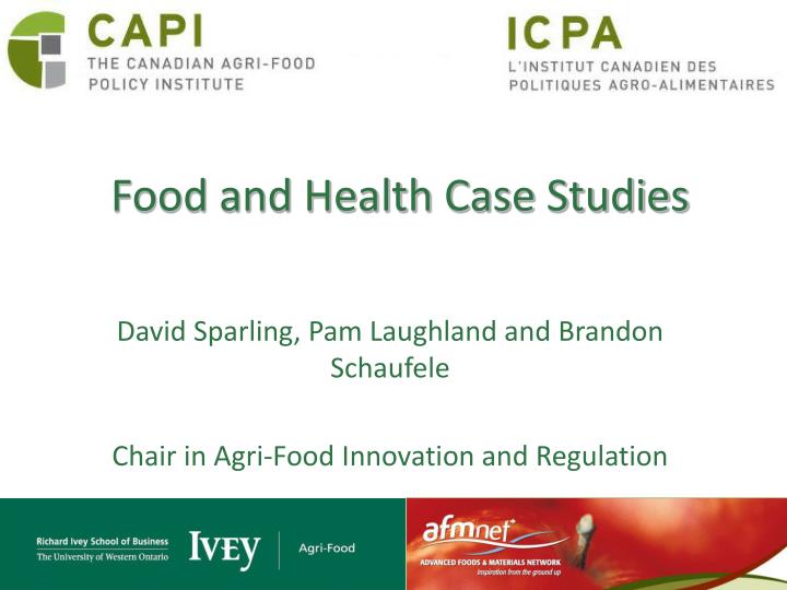 food and health case studies