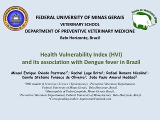 Health Vulnerability Index (HVI) and its association with Dengue fever in Brazil