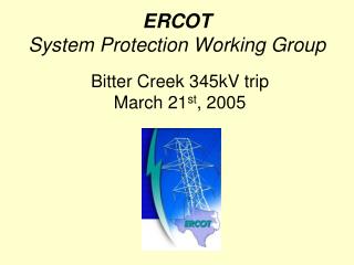 ERCOT System Protection Working Group
