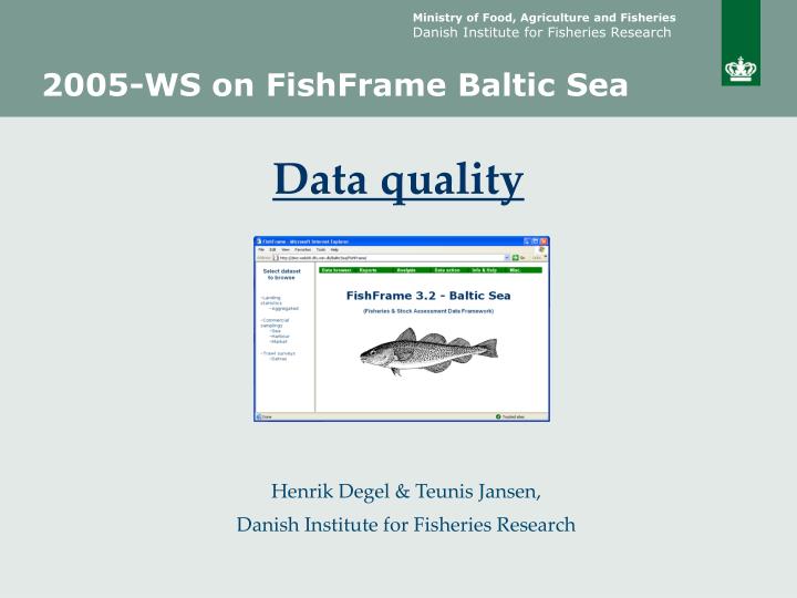2005 ws on fishframe baltic sea