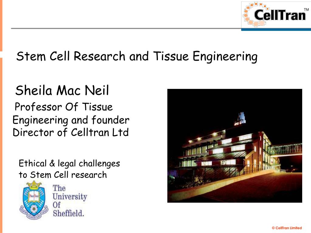 PPT - Stem Cell Research and Tissue Engineering PowerPoint Presentation ...