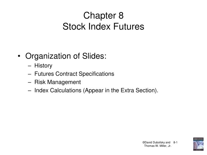 chapter 8 stock index futures
