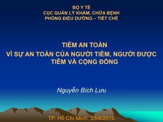 b y t c c qu n l kh m ch a b nh ph ng i u d ng ti t ch