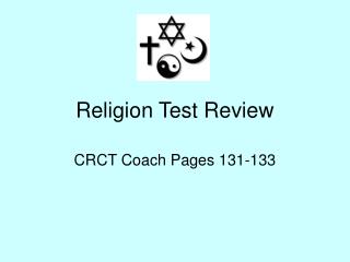 Religion Test Review