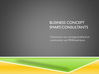 Business concept SMART-consultants