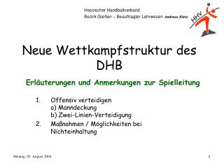 neue wettkampfstruktur des dhb