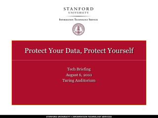 Protect Your Data, Protect Yourself