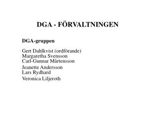 dga f rvaltningen
