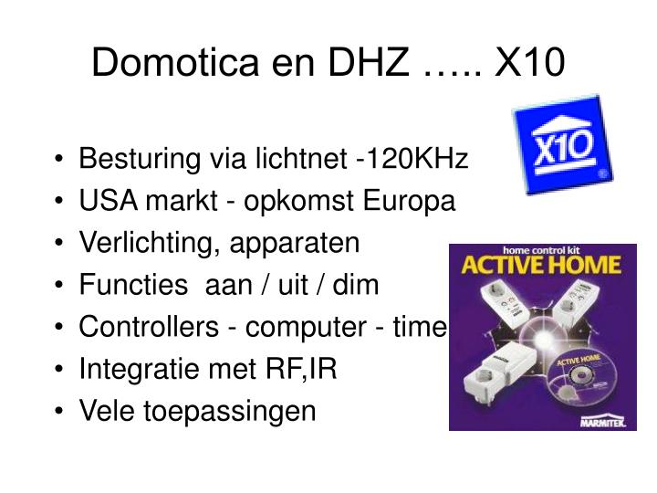 domotica en dhz x10