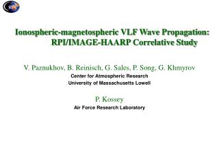Ionospheric-magnetospheric VLF Wave Propagation: