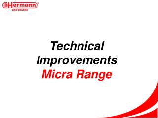 Technical Improvements Micra Range
