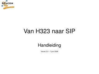 van h323 naar sip