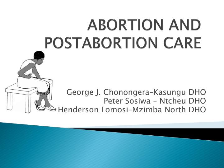 abortion and postabortion care