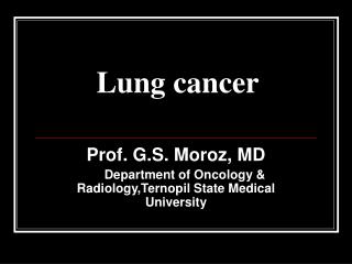 Lung cancer