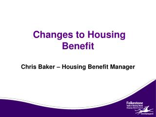 Changes to Housing Benefit